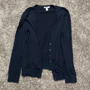 Black cardigan